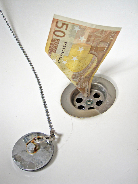 Euro down the drain
