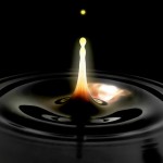 crude oil drop