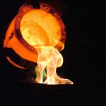 melted gold