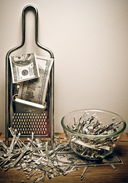 dollar shredding
